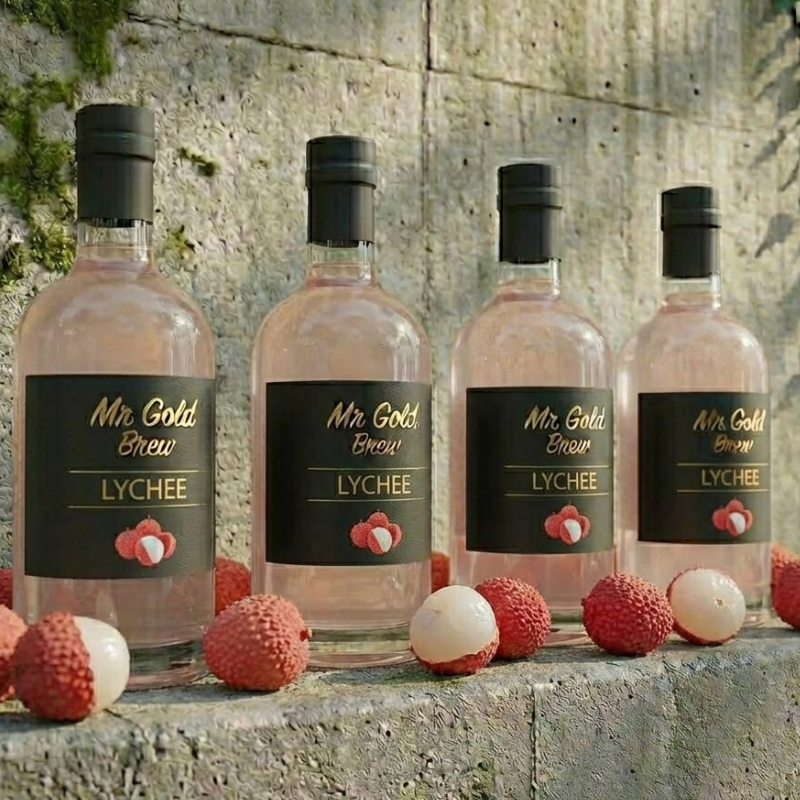 Syrups Artesanales MR Gold Brew 750 ml | Sabores 100% Naturales para Café, Sodas y Coctelería